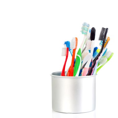 Eski grup ve metal Kupası'nda kullanılmış diş fırçası