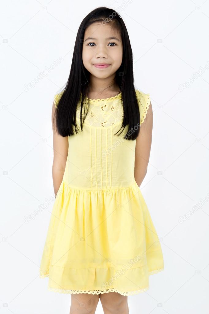 Portrait Of Little Asian Girl With Smiles Face Stock Photo Portrait Of Little Asian Girl With Smiles Face Stock Photo