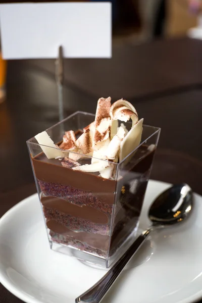 Cupcakes com delicioso Chocolat branco — Fotografia de Stock