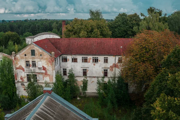 Руїни Східно Прусських Бараків Психіатричної Лікарні Алленберг — стокове фото