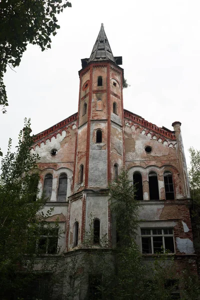 Ruínas Quartel Prússia Oriental Hospital Psiquiátrico Allenberg — Fotografia de Stock