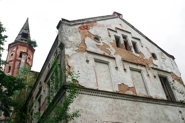 Ruinas Del Cuartel Prusia Oriental Hospital Psiquiátrico Allenberg —  Fotos de Stock