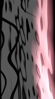 Sanatsal ve yaratıcı dijital olarak tasarlanmış soyut 3D fraktal arkaplan