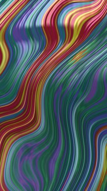 Sanatsal ve yaratıcı dijital olarak tasarlanmış soyut 3D fraktal arkaplan