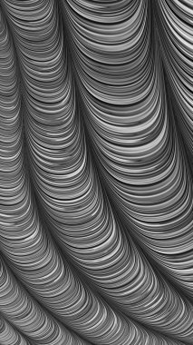 Süslemeli siyah ve beyaz 3B arkaplan