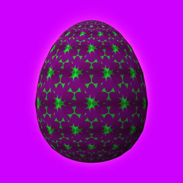 Feliz Pascua Huevo Pascua Ingeniosamente Diseñado Colorido Ilustración Sobre Fondo — Foto de Stock