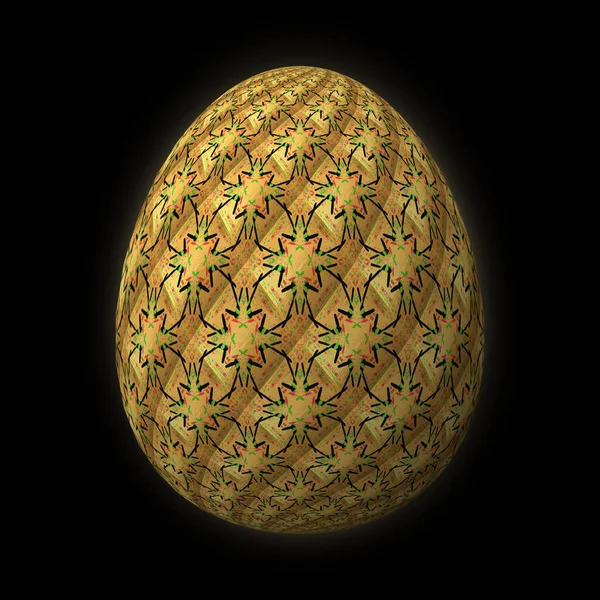 Feliz Pascua Huevo Pascua Ingeniosamente Diseñado Colorido Ilustración Sobre Fondo —  Fotos de Stock