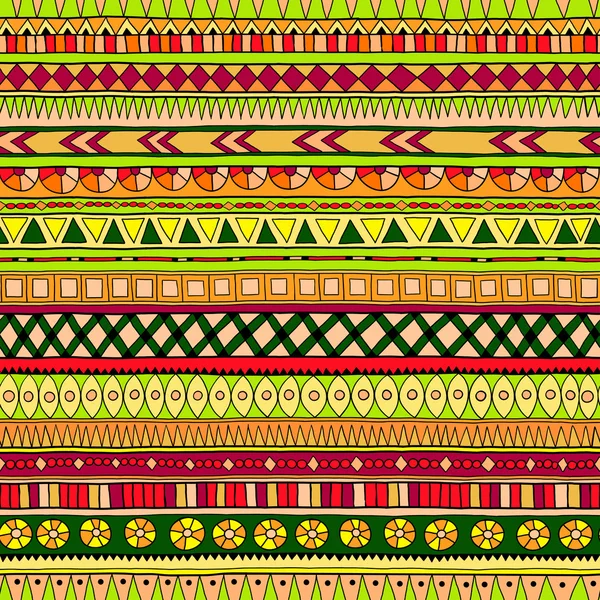 Original tribal doddle ethnic pattern. — Stock Vector