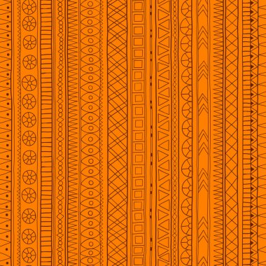 orijinal aşiret doddle etnik desen.