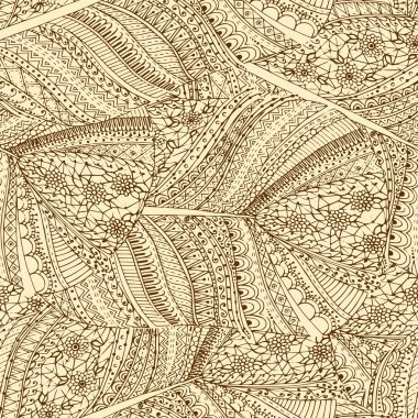 Dikişsiz çiçek retro arka planda vektör.