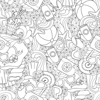 Yaz vektör sorunsuz arka plan