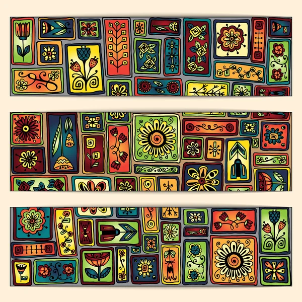 Paisley Batik Hintergrund. Ethnische afrikanische Karten. — Stockvektor