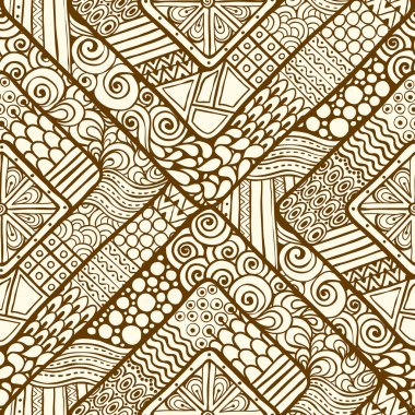 Seamless pattern with geometric elements. clipart