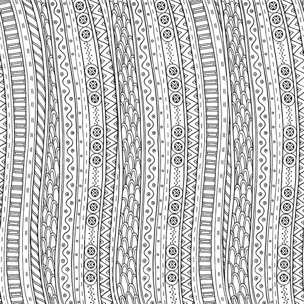 Doodle etnik desenli vektör arka planda doodle.