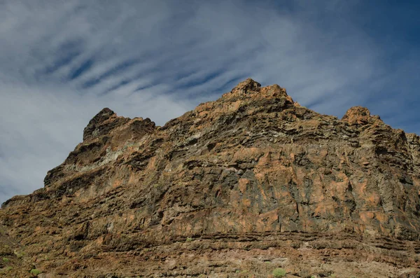 Felsklippe Naturreservat Guigui Aldea San Nicolas Tolentino Gran Canaria Kanarische — Stockfoto
