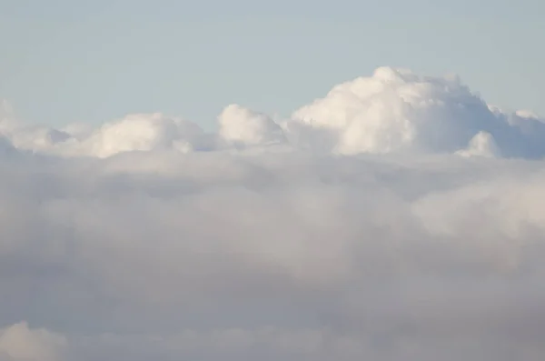 Sea of clouds in the sky of Gran Canaria.