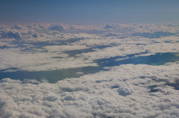 Cloudscape view from an airplane on the turkish territory. — Stock Fotó