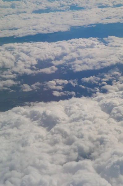 Cloudscape view from an airplane on the turkish territory. — Stock Fotó