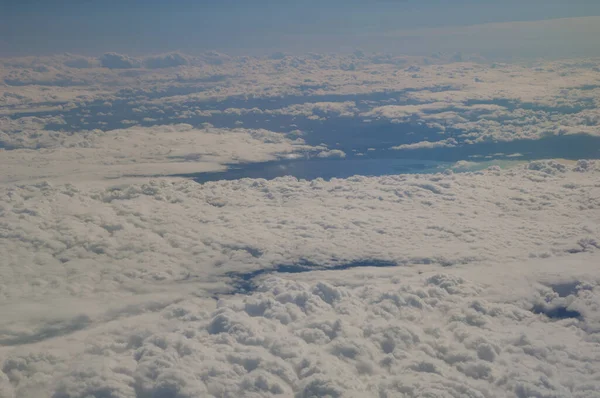 Cloudscape view from an airplane on the turkish territory. — Stock Fotó