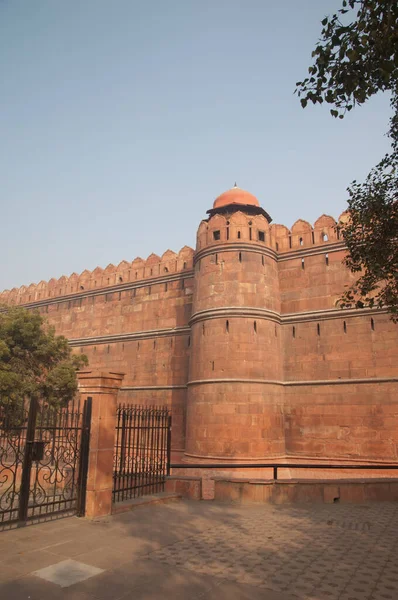 Red Fort Old Delhi Deli Índia — Fotografia de Stock