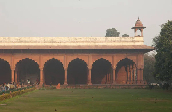 Diwan Aam Seyirci Salonu Red Fort Kompleksinin Içinde Eski Delhi — Stok fotoğraf