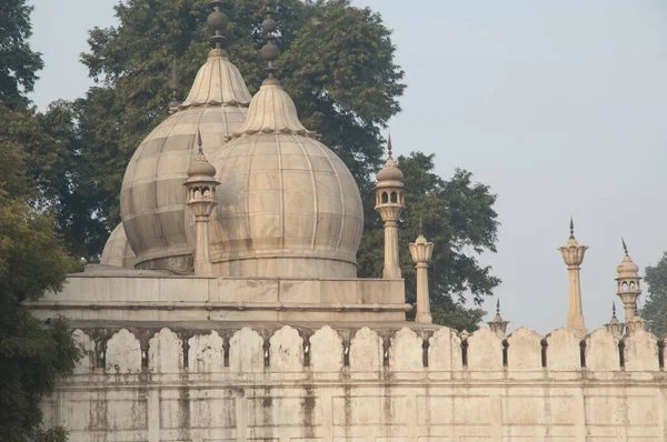 Moti Masjid Het Red Fort Complex Oud Delhi Delhi India — Stockfoto