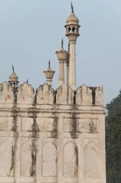 Moti Masjid Inne Röda Fortet Gamla Delhi Hej Indien — Stockfoto