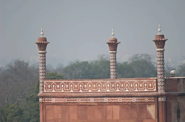 รายละเอียดของ Sirhi Darwaza ประตูใต้ของซับซ้อน Taj Mahal . — ภาพถ่ายสต็อก