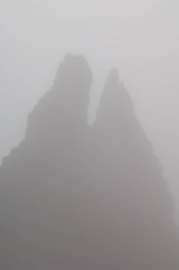 Sisteki kayalıklar. Caldera de Taburiente Ulusal Parkı. La Palma. Kanarya Adaları. İspanya.