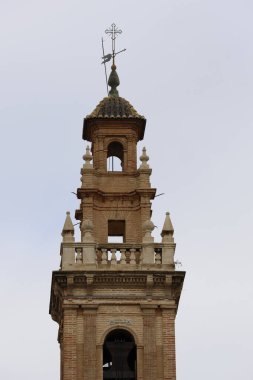 Aziz Thomas Kilisesi 'nin çan kulesi Havari ve Philip Neri. Valencia. İspanya.