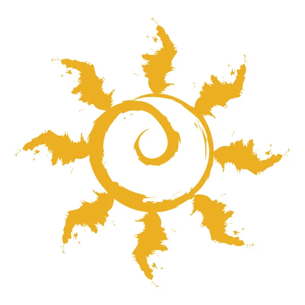 太陽オレンジ — ストックベクタ