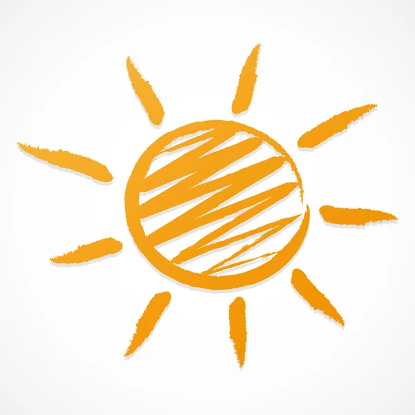 Soleil été — Image vectorielle