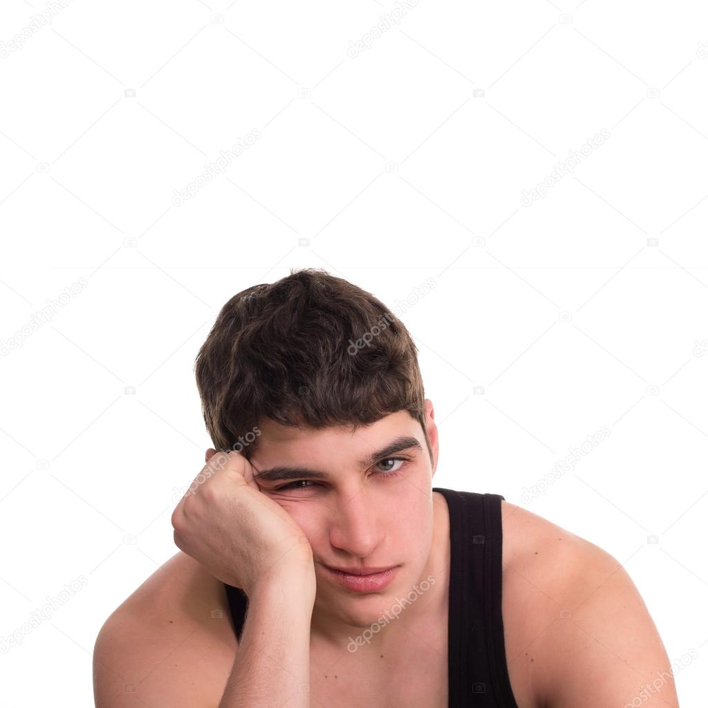 Man depression boring Stock Photo by ©Liusol 77225065
