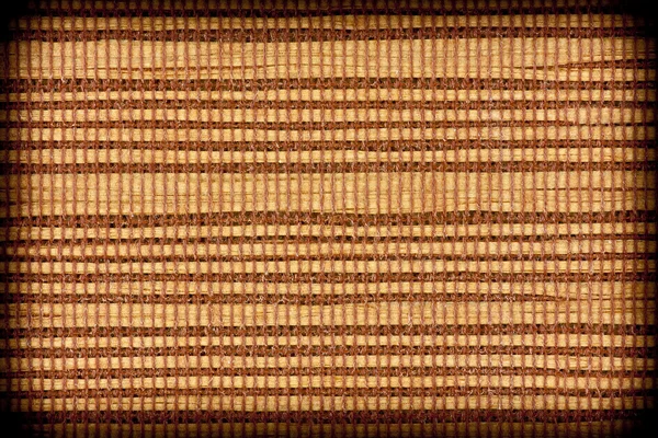 Tekstura tło zbliżenie drewna i liny z winiety — Zdjęcie stockowe