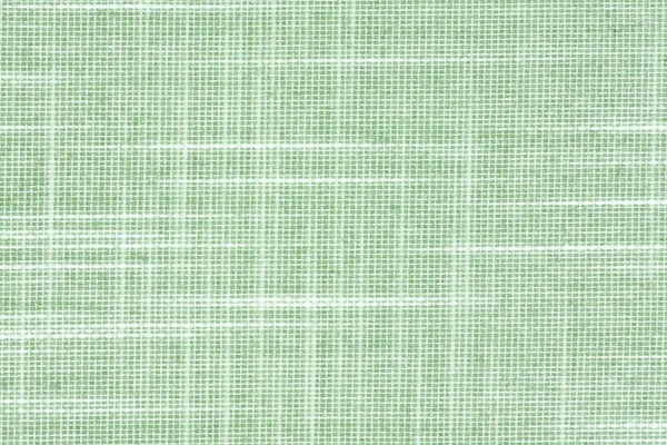 Fundo ou textura de tecido verde com tiras brancas close-up — Fotografia de Stock