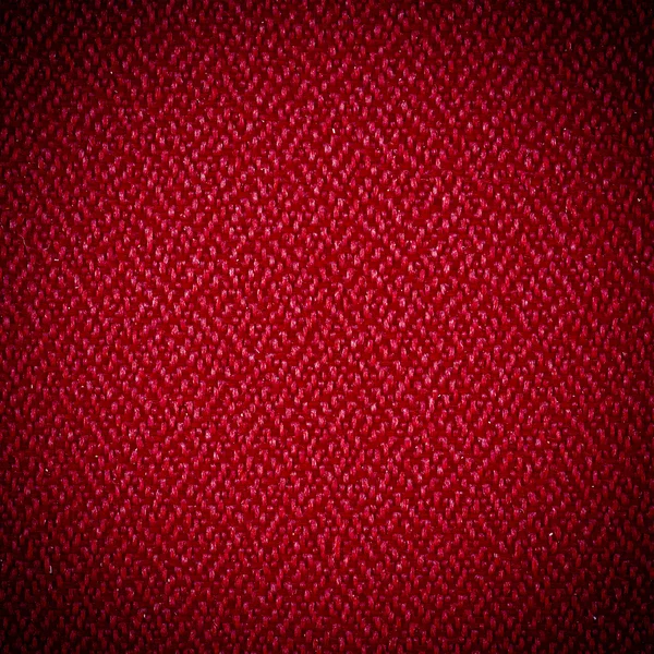 Background or texture of dark red fiber closeup with vignette — Stock Photo, Image