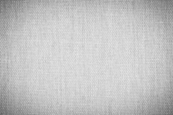 Achtergrond textuur van zwarte en witte stof close-up met vignet — Stockfoto