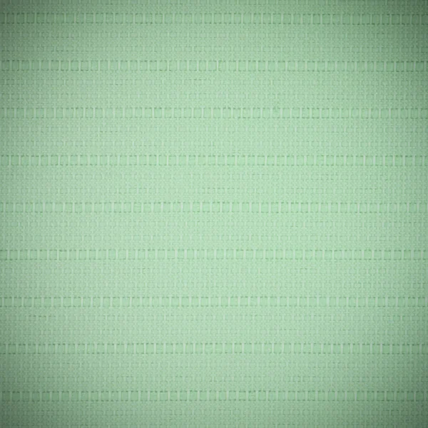 Sfondo texture di tessuto verde primo piano con vignetta — Foto Stock