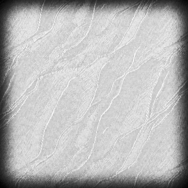 Bakgrundsstruktur av vitt tyg närbild med vinjett — Stockfoto