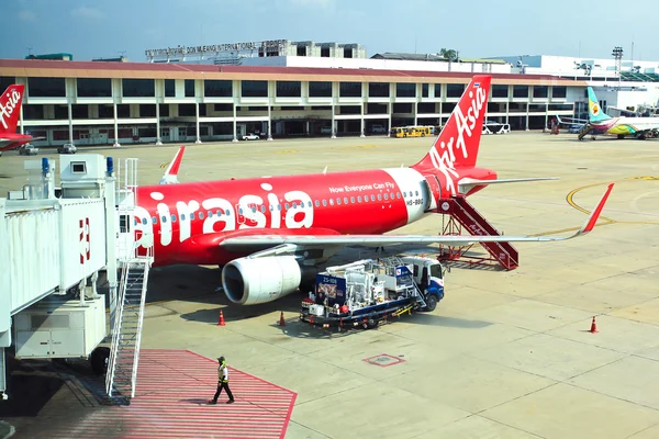 Bangkok - 3 maj: Don Mueang internationella flygplats på 3 maj 2016 — Stockfoto