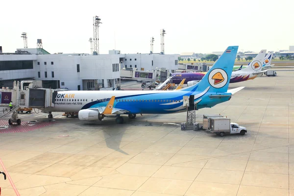 Bangkok - 3 Mayıs: Don Mueang Uluslararası Havaalanı üzerinde 3 Mayıs 2016 — Stok fotoğraf