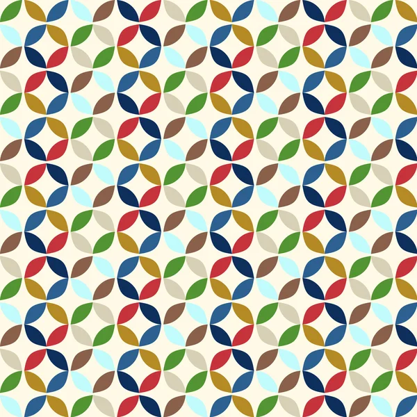 Vektör Geometrik Çember Deseni Arkaplanı