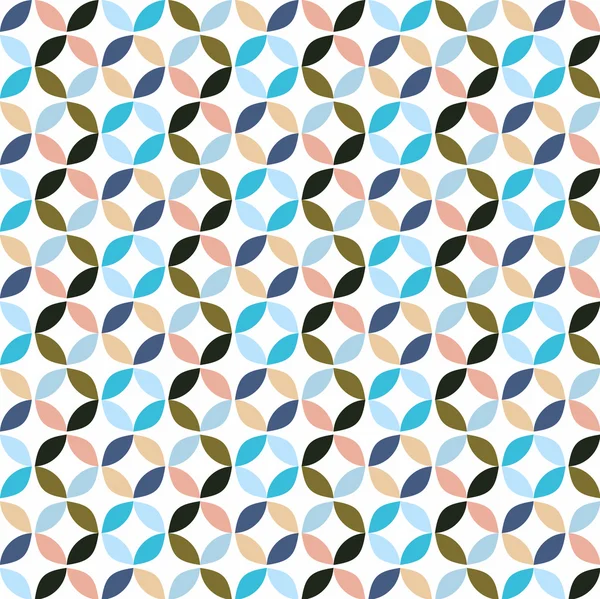 Vektör Geometrik Çember Deseni Arkaplanı