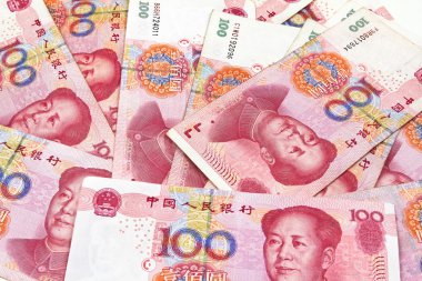 Çin yuan para 100 banknotlar