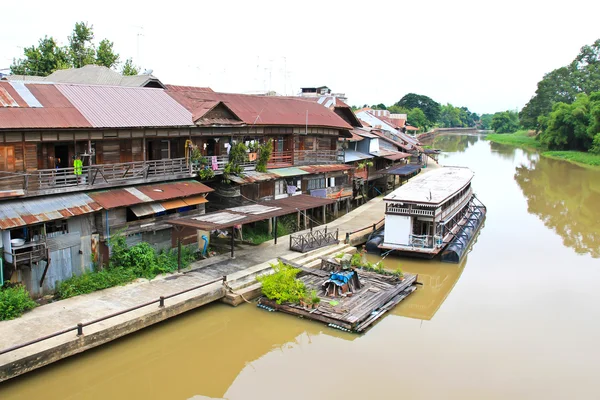 Samchuk Eski Pazar Town Suphanburi , Tayland . — Stok fotoğraf