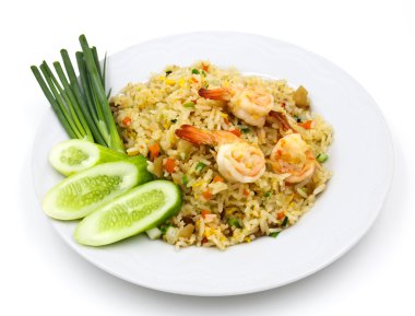 Karidesli, Tayland Mutfağı kızarmış pilav.