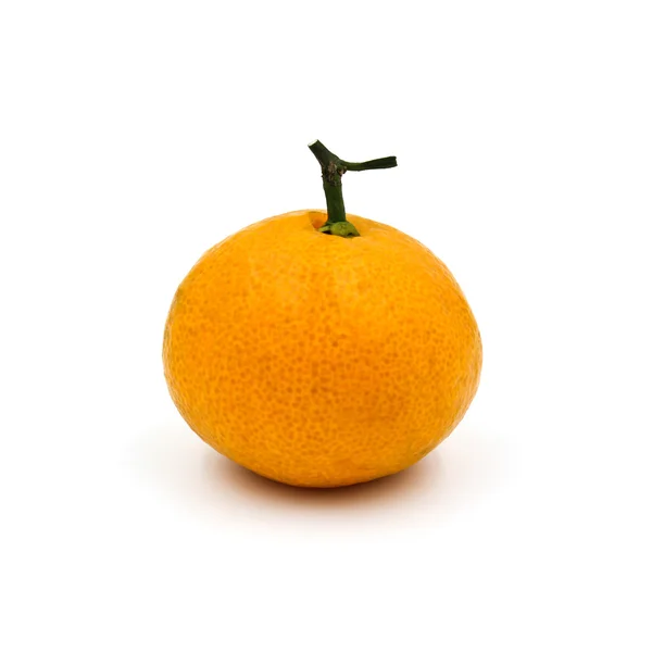 ผลส้มแยกกันบนพื้นหลังสีขาว . — ภาพถ่ายสต็อก