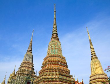wat pho bangkok Tayland, otantik Tay Mimarlık.