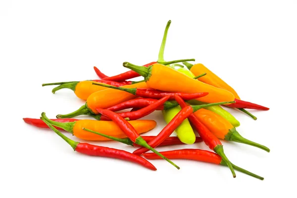 Hot chili pepper isolated on a white background — Stock Photo, Image