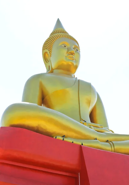 Grand Bouddha d'or en Thaïlande . — Photo